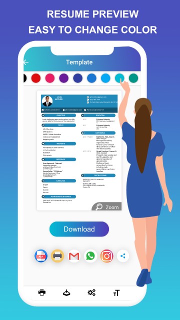 resume maker app