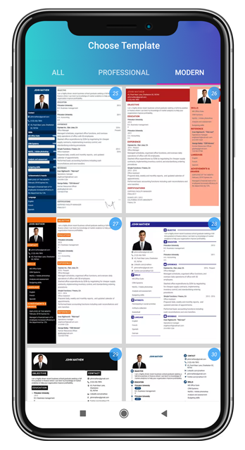 best resume builder app for iphone