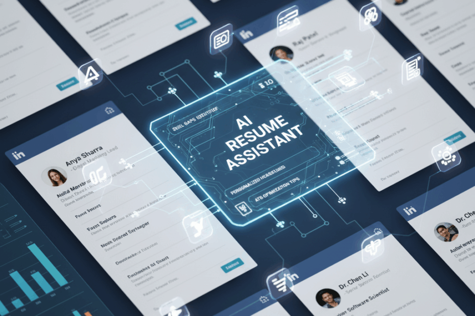 Human-written resume headline examples for professionals and freshers, showing AI-assisted and traditional resume headline ideas, career-ready tips for 2026